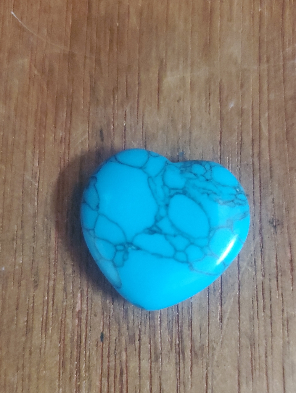 Cute little blue heart stone Pocket Hug